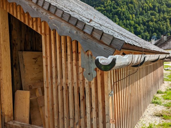 Wood Gutter Installation in Marion