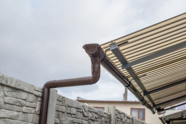 Plastic Downspout Installation in Marion